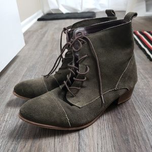Booties | Lace Up | Wide Fit